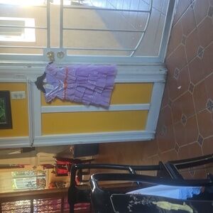 Fancy Nancy Purple Tiered Ruffle Character Dress-up Costume